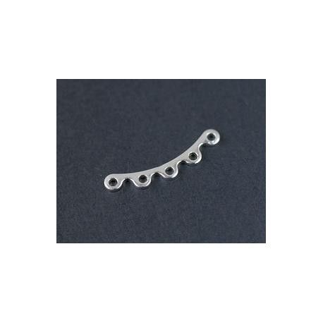 5 strands spacer 26.5x3mm SILVER 925 x1